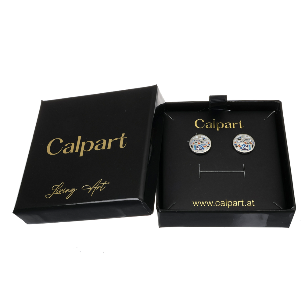 Eye pin earrings