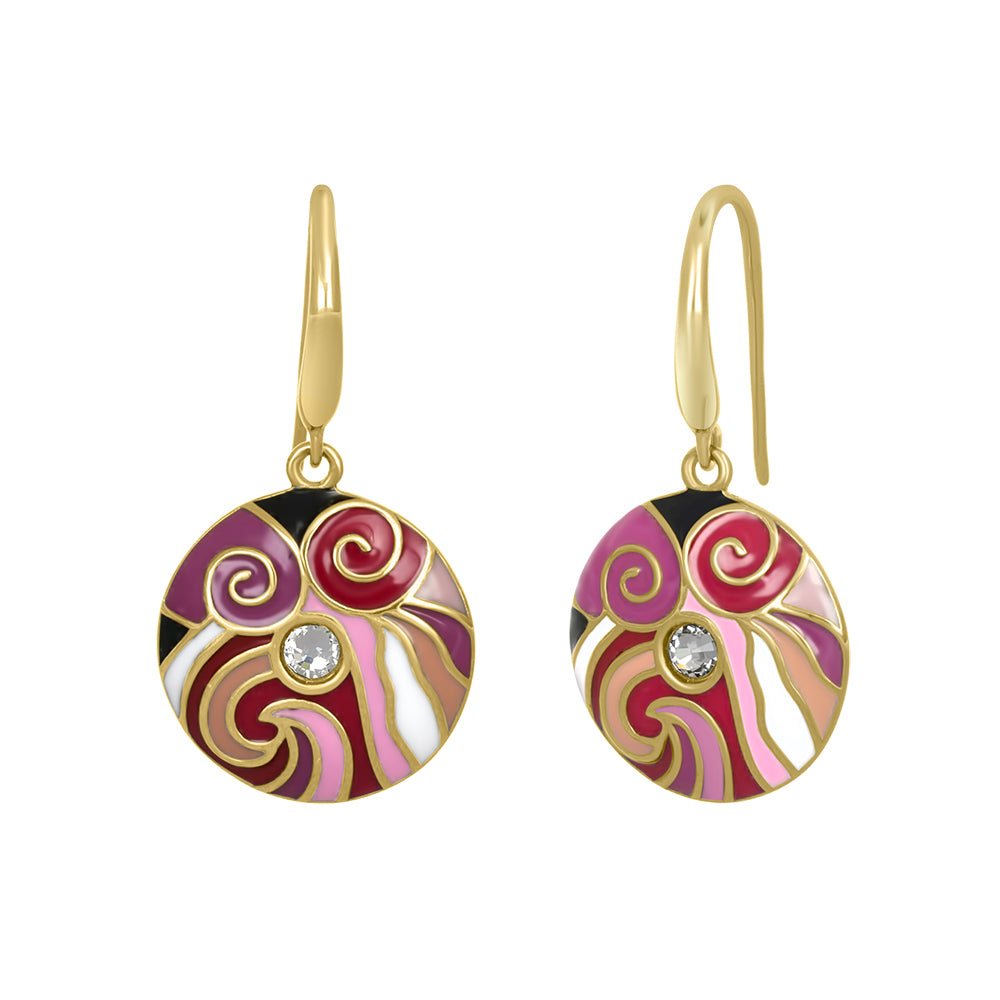 hygieia goddess of health earrings - crystalpjewelry