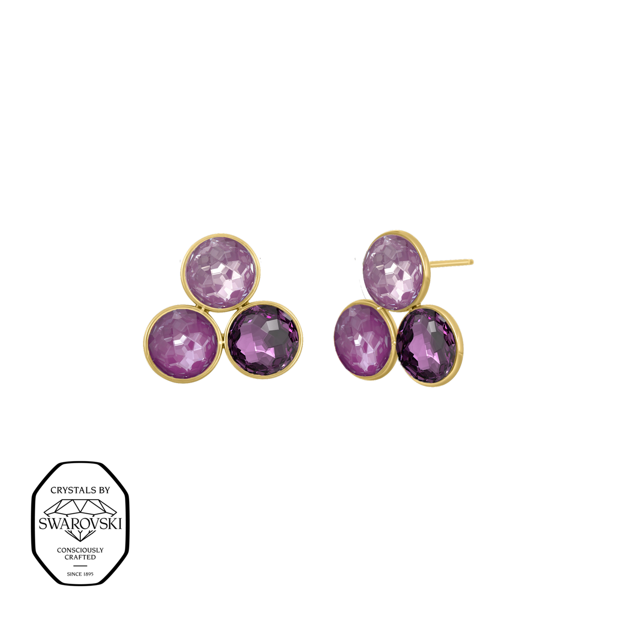 ibiza triple earrings