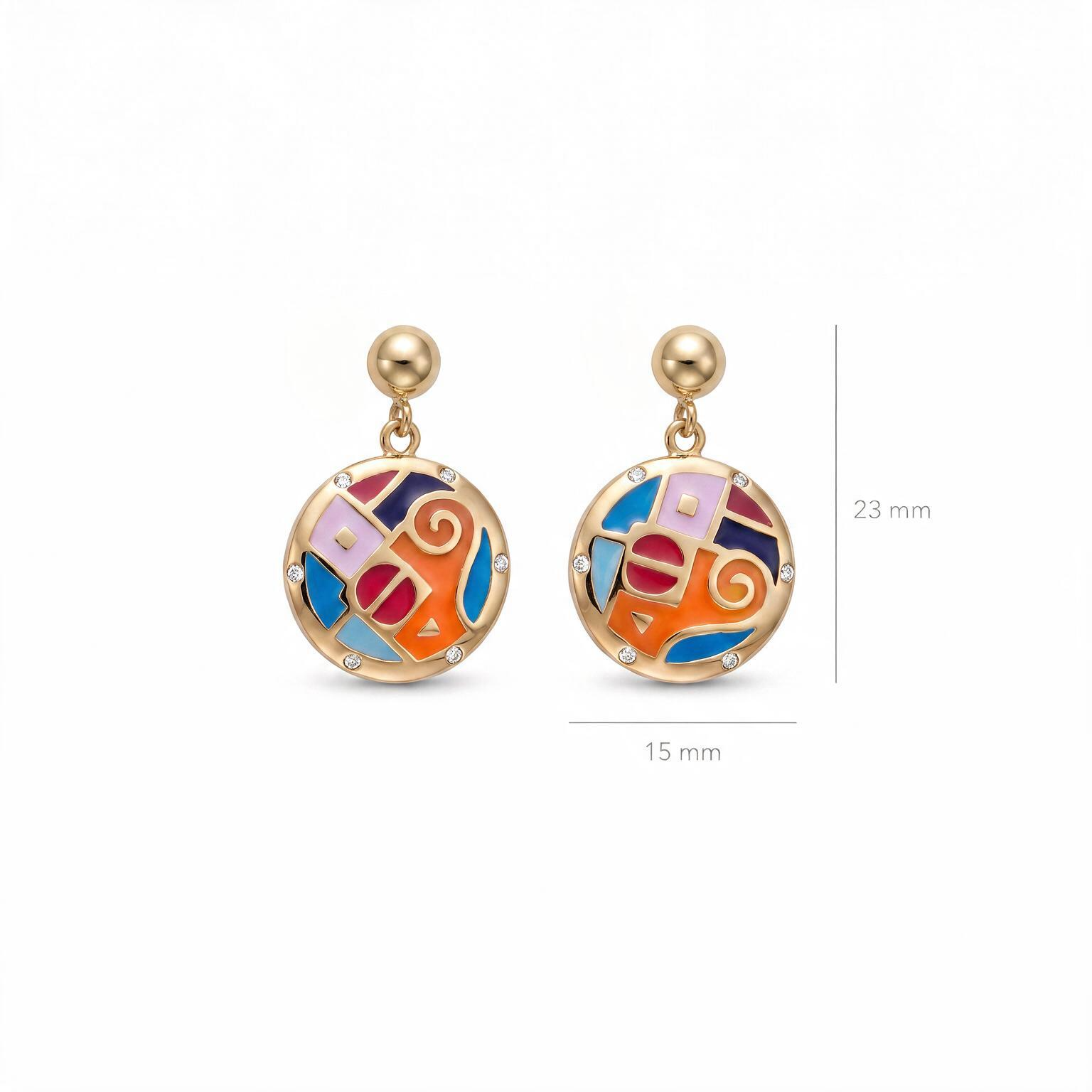 Window earrings - crystalpjewelry