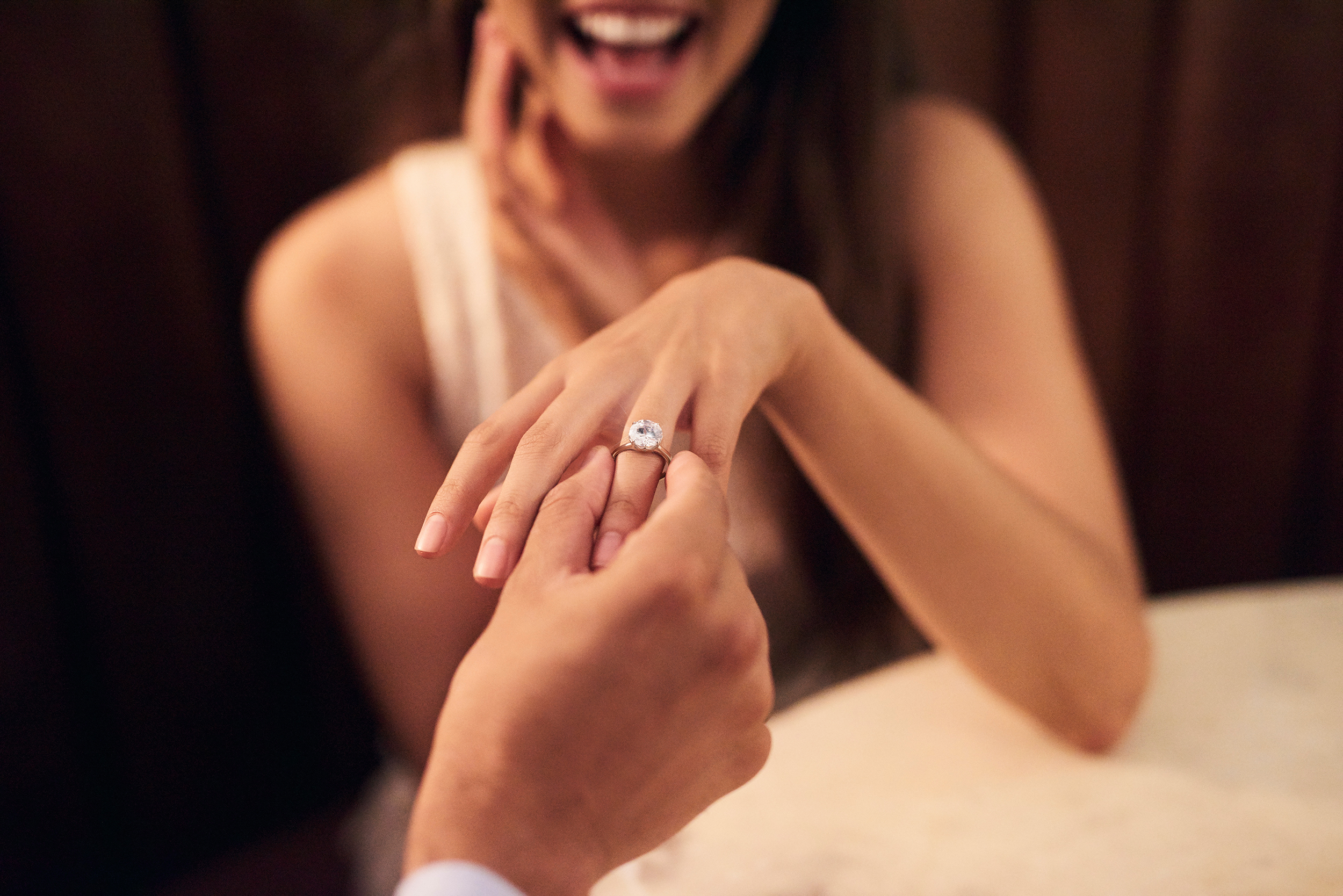 Freude über einen Ring
