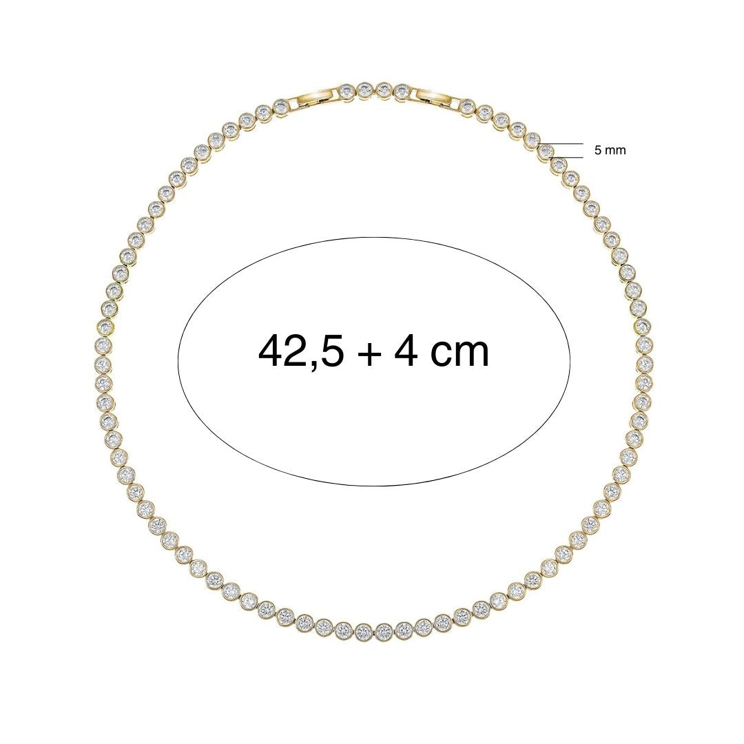 Classic tennis collier