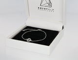 Linked Heart Silver Bracelet