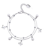 butterfly pearl bracelet