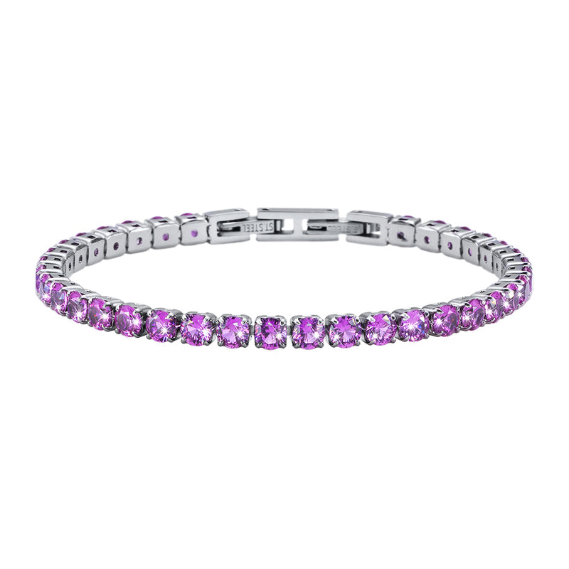 Brilliant shine 4mm bracelet