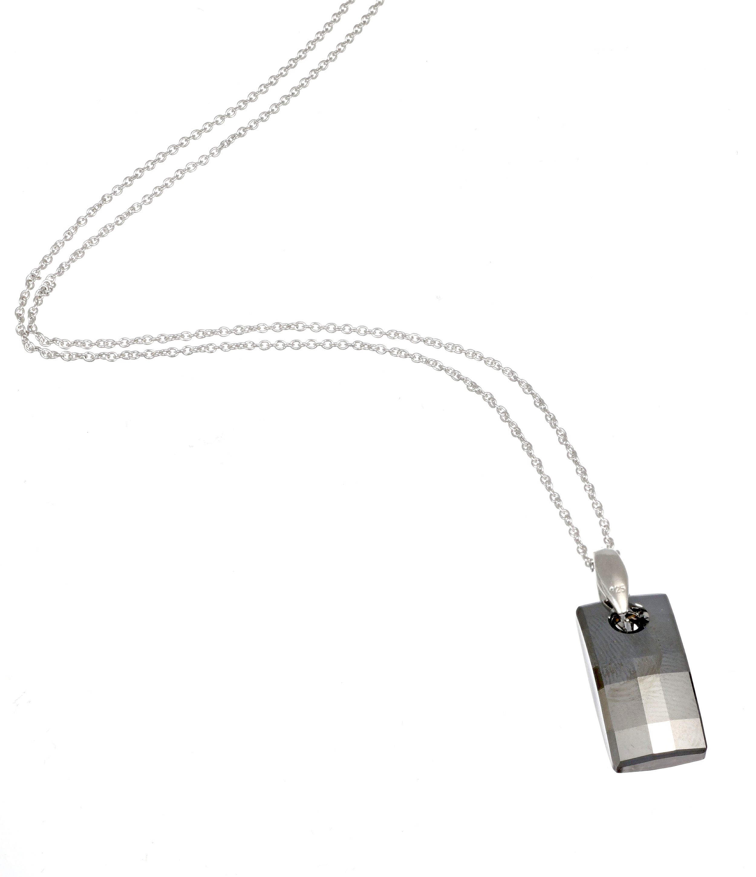 tango silver pendant - crystalpjewelry