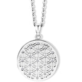 Flower Of Life Anhänger mit Kette
