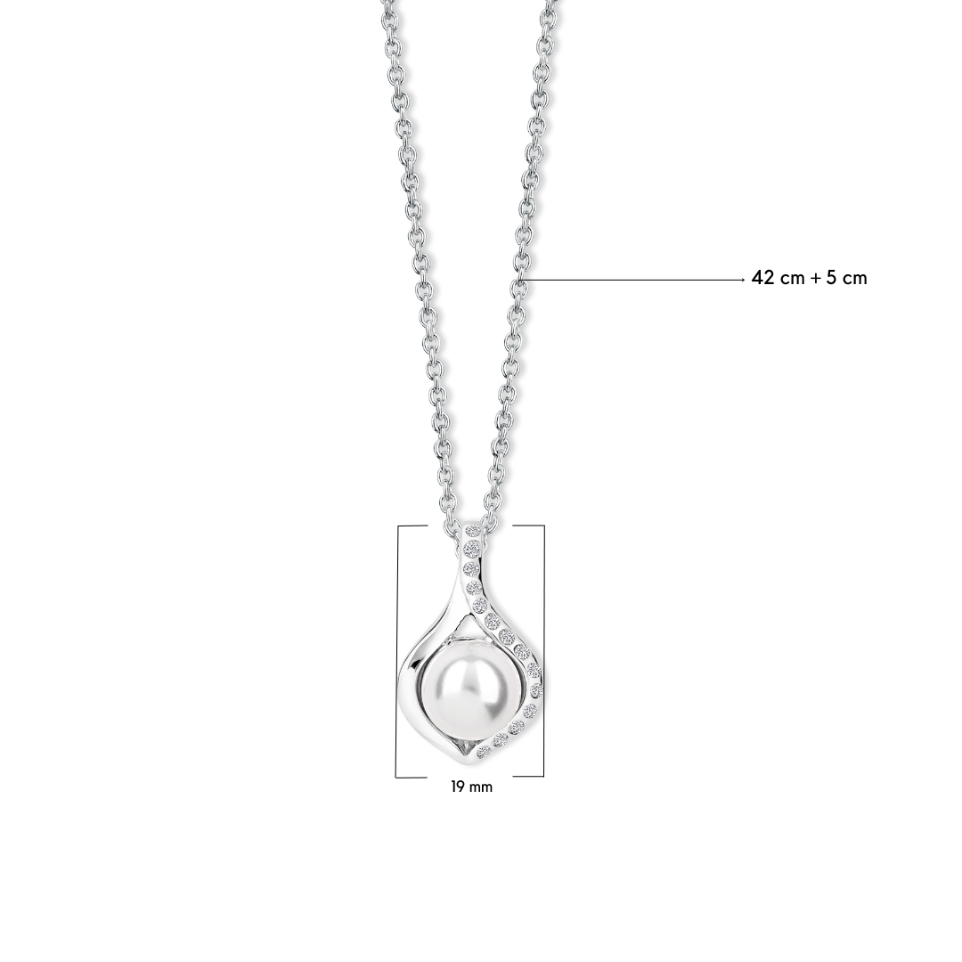 Dahlia pendant - crystalpjewelry