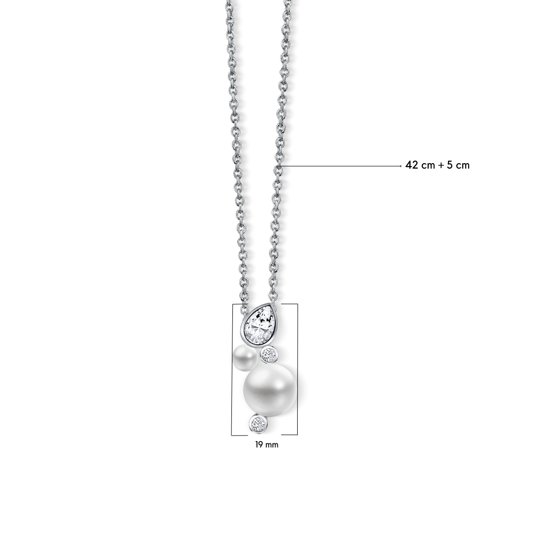 Crystal Pearl Pendant - crystalpjewelry