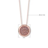 Disc Anhänger mit Kette
