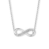 Endless symbol pendant with chain