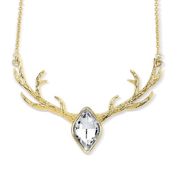 Abstract Deer pendant with chain