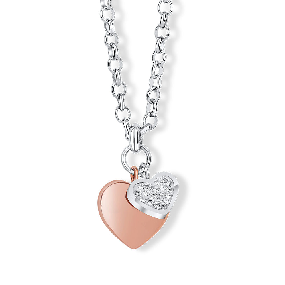 Crystal heart pendant - crystalpjewelry