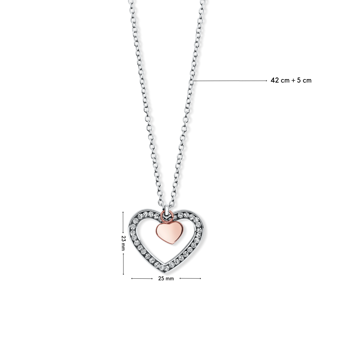 Inside heart pendant - crystalpjewelry