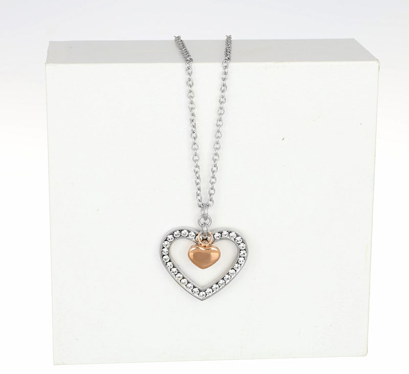 Inside Heart pendant with chain