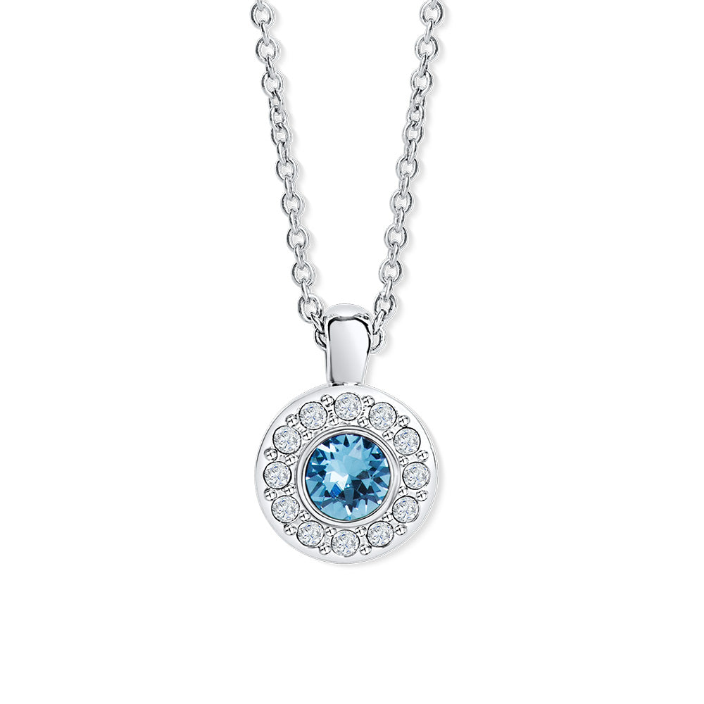 Classic Solitaire pendant - crystalpjewelry