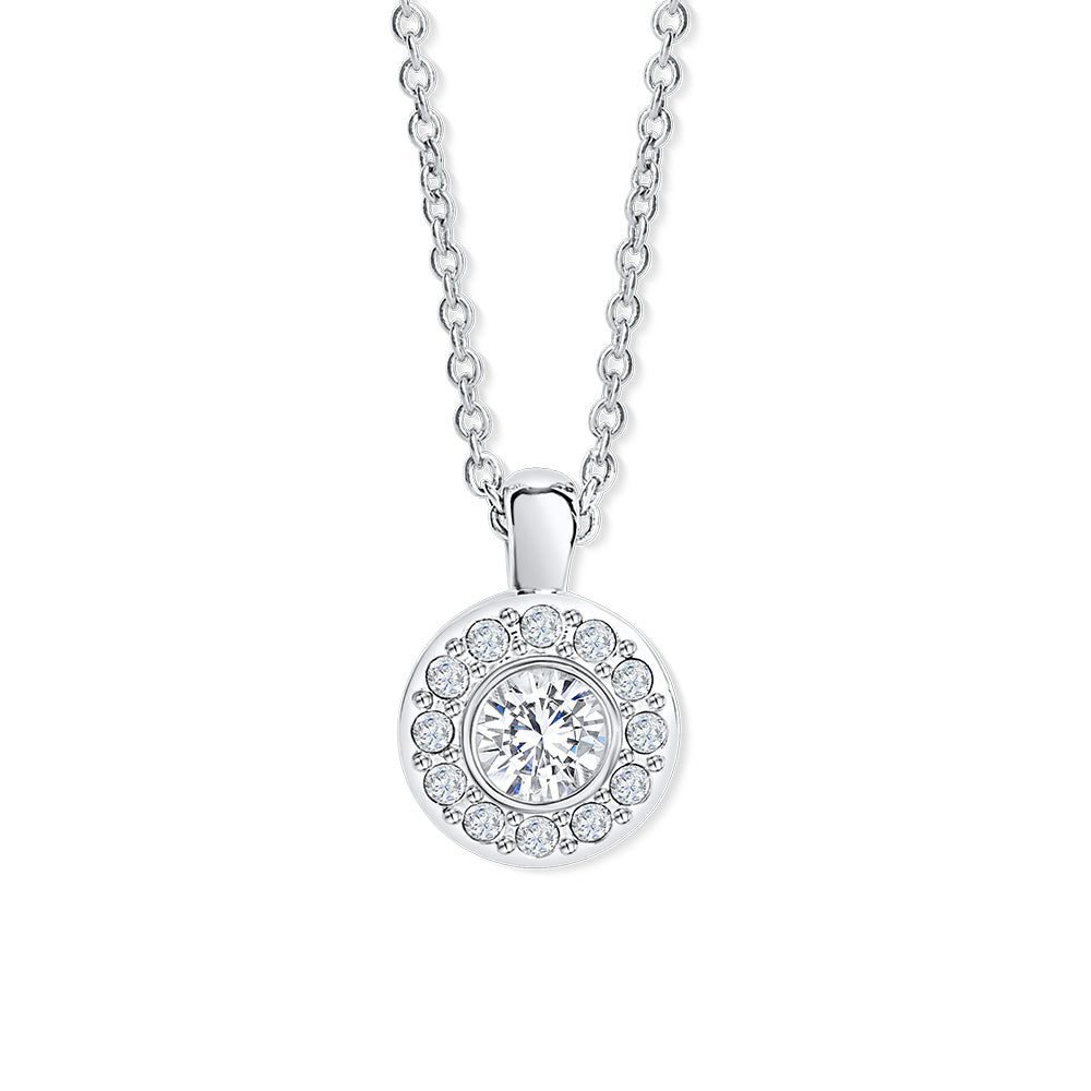 Classic Solitaire pendant - crystalpjewelry
