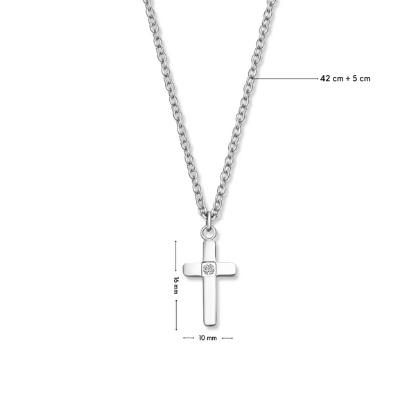 Little Cross pendant with chain