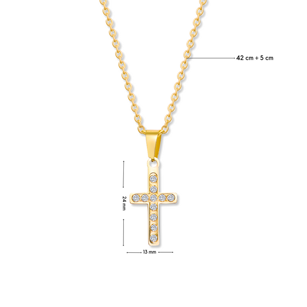 Small Cross pendant with chain