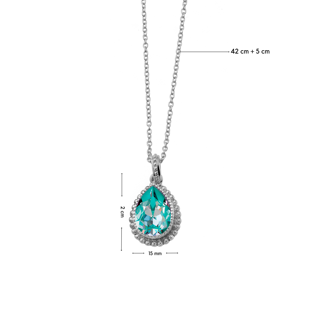 Frilly Drop Pendant - crystalpjewelry