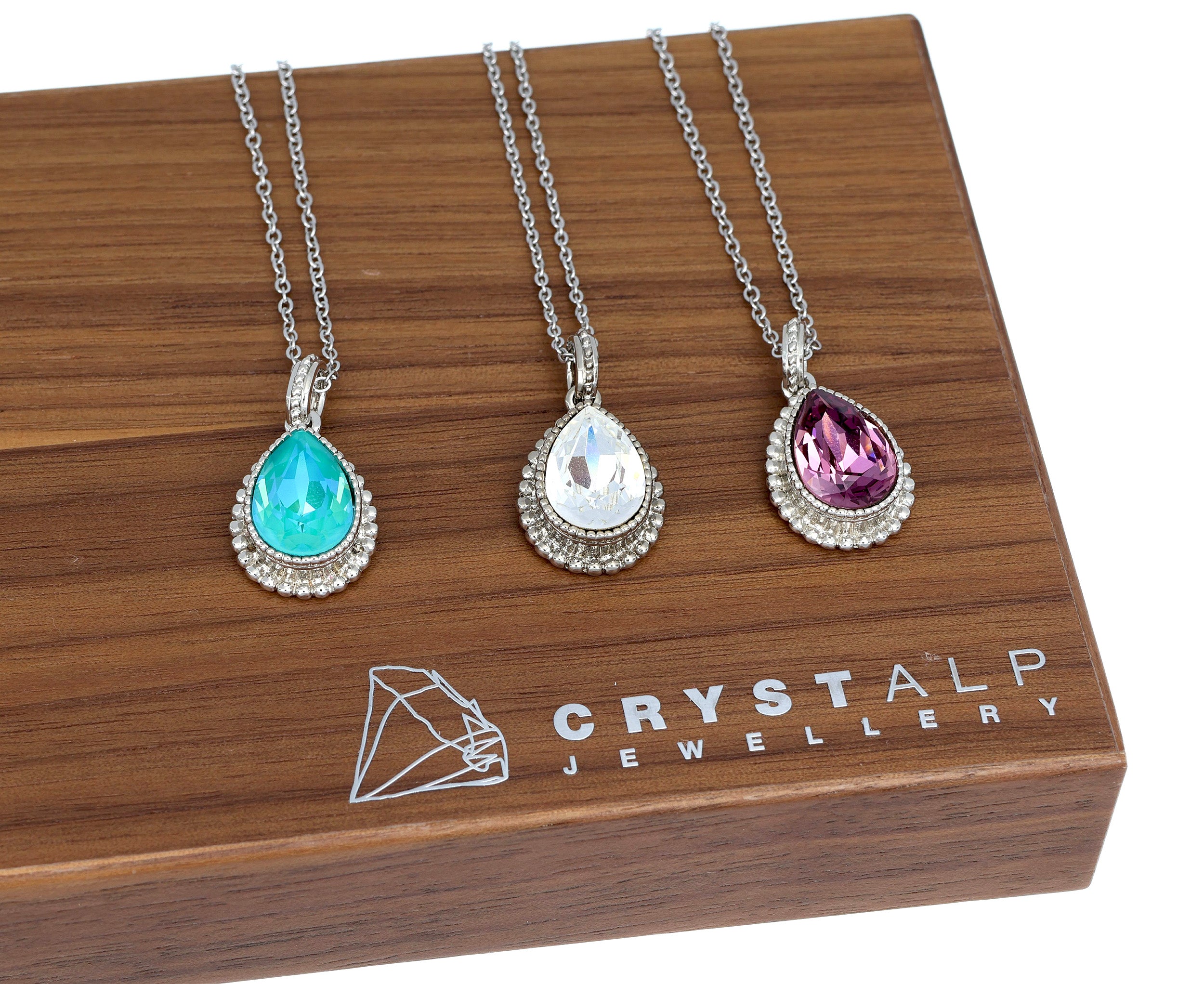 Frilly Drop Pendant - crystalpjewelry