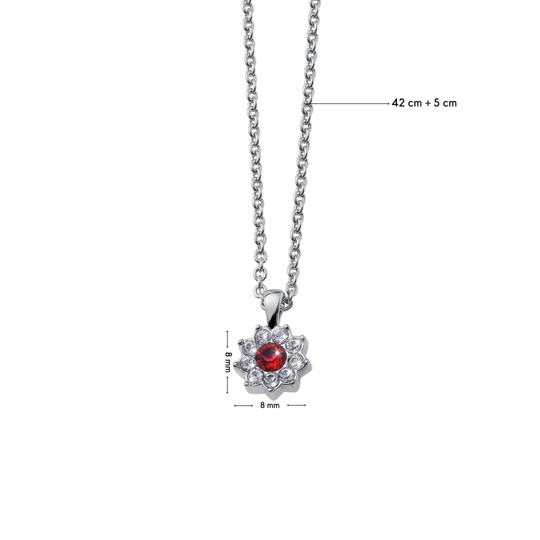 Tiny Flower Pendant - crystalpjewelry