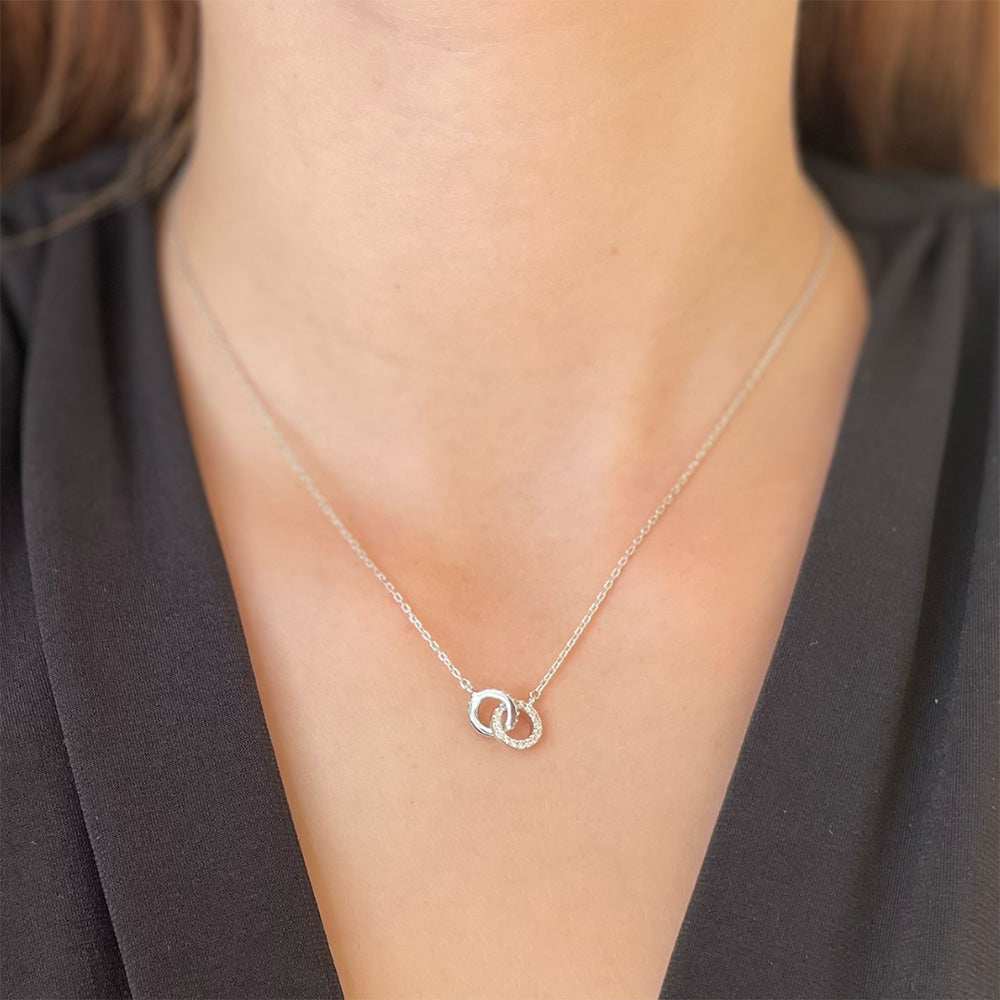 Together Silver Pendant - crystalpjewelry