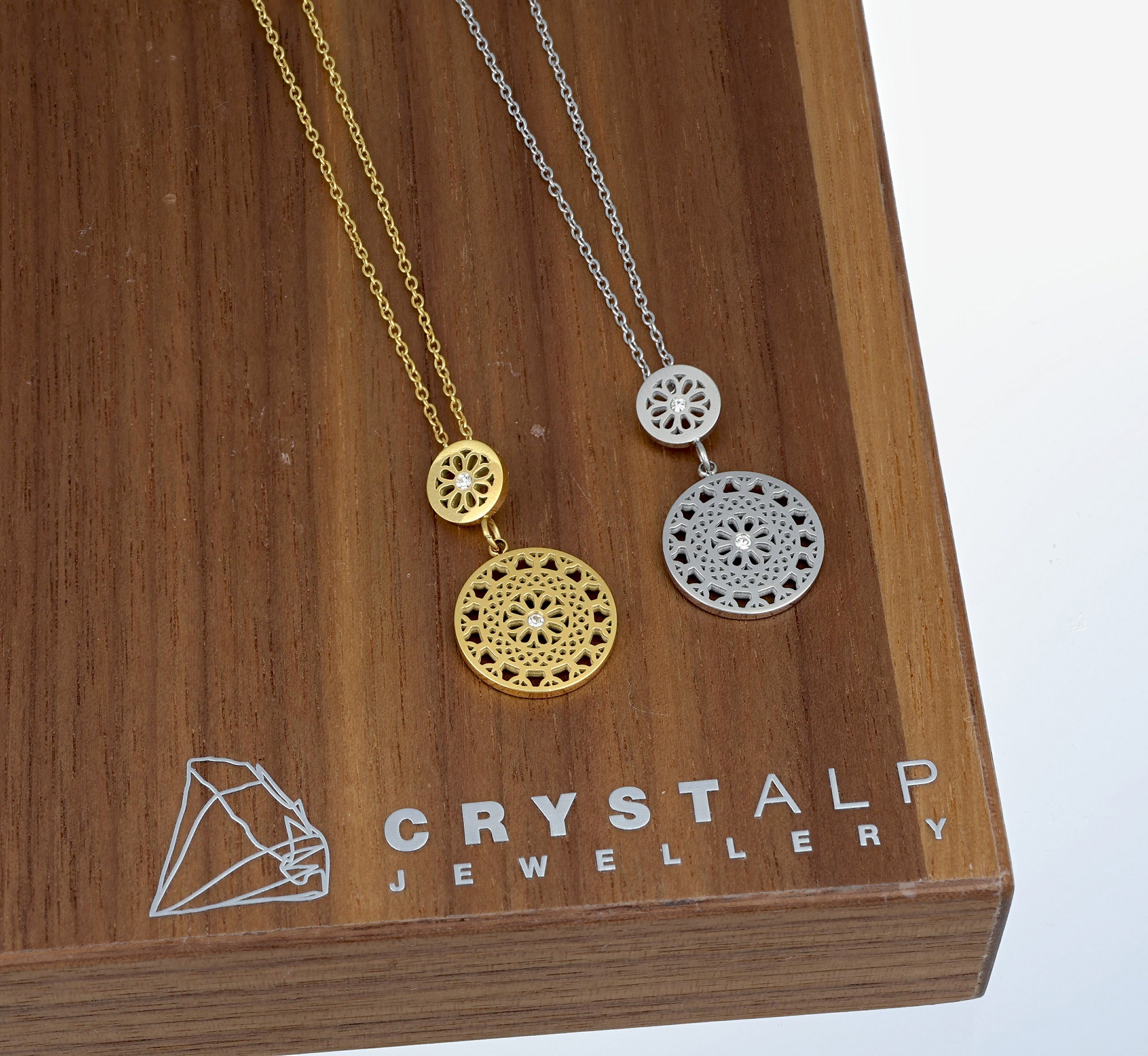 assisi divine small pendant - crystalpjewelry