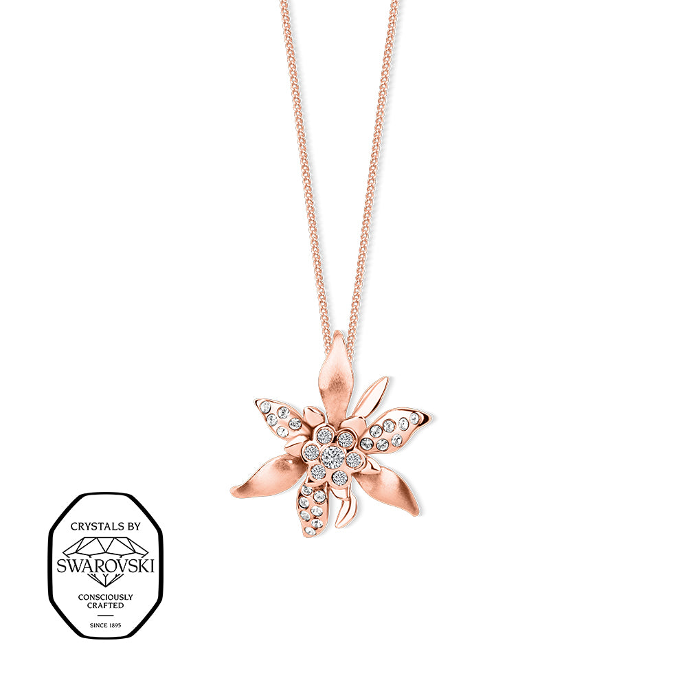 Edelweiß pendant - crystalpjewelry