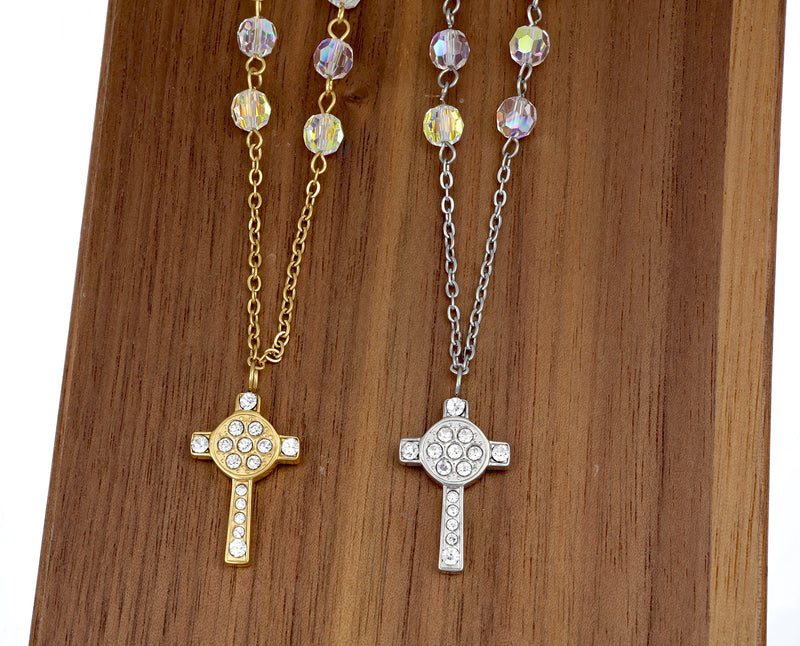 Holy Cross Chain crystalpjewelry