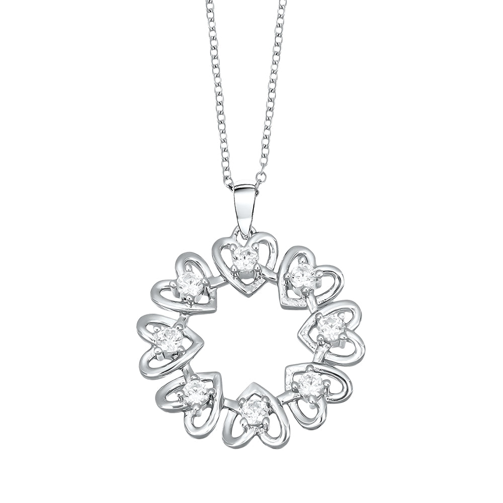 Celtic love circle pendant