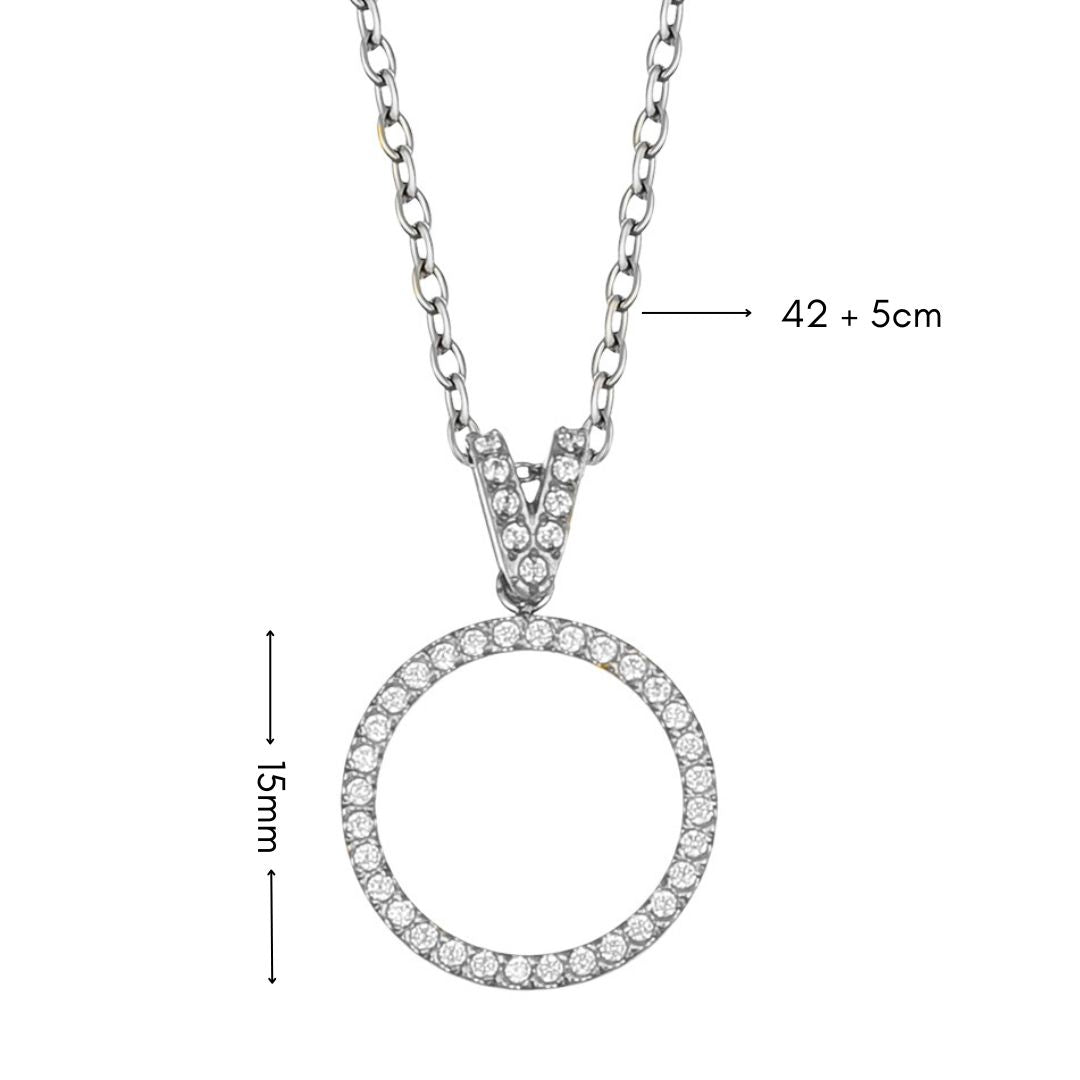 brill circle pendant