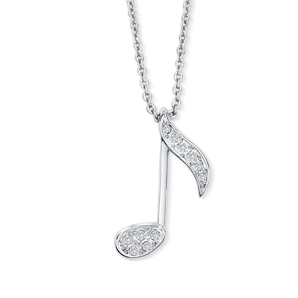 Strauss Note pendant - crystalpjewelry