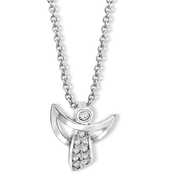 Angel pendant with chain