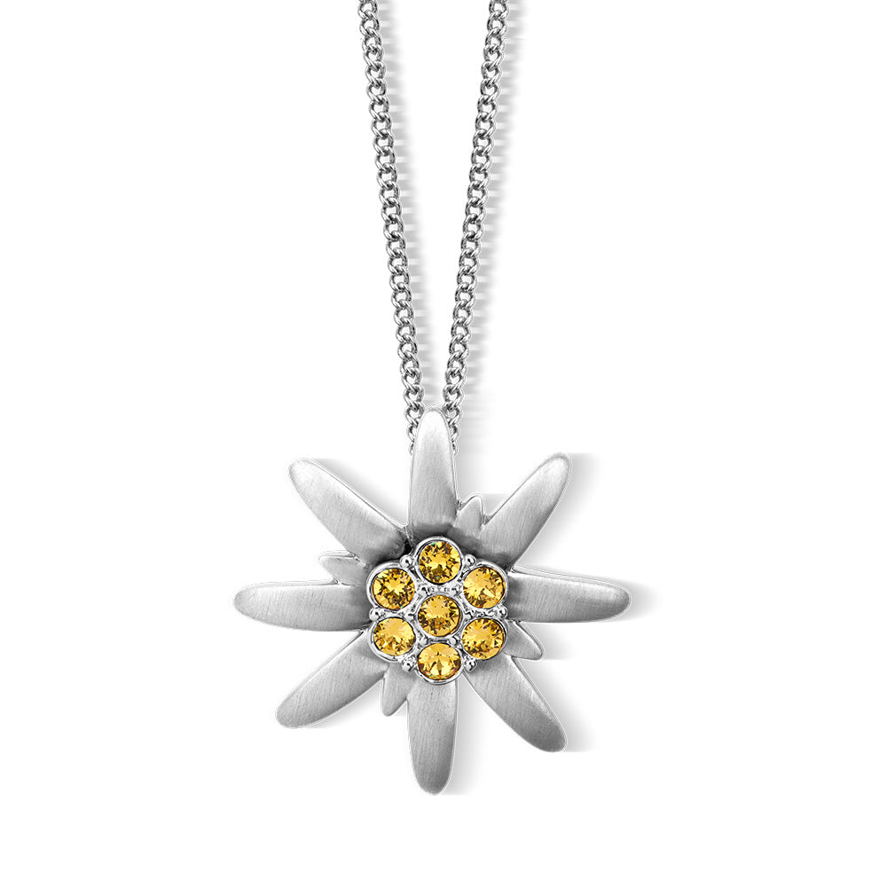 Heidi Edelweiss pendant - crystalpjewelry