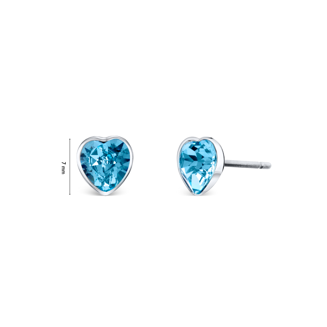 pendientes de corazón mini