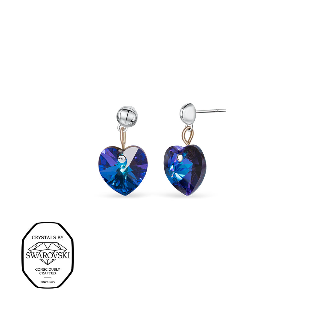 Simple Heart Earrings - crystalpjewelry