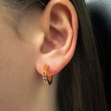 Chakra Hoop Earrings