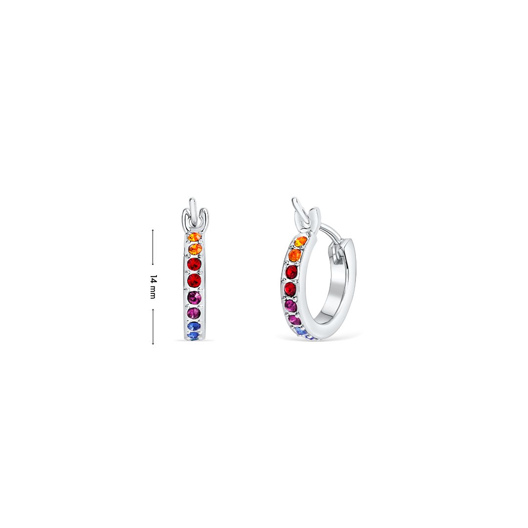 Chakra Hoop Ohrringe - crystalpjewelry