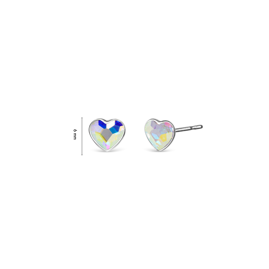 Simpatici orecchini a cuore