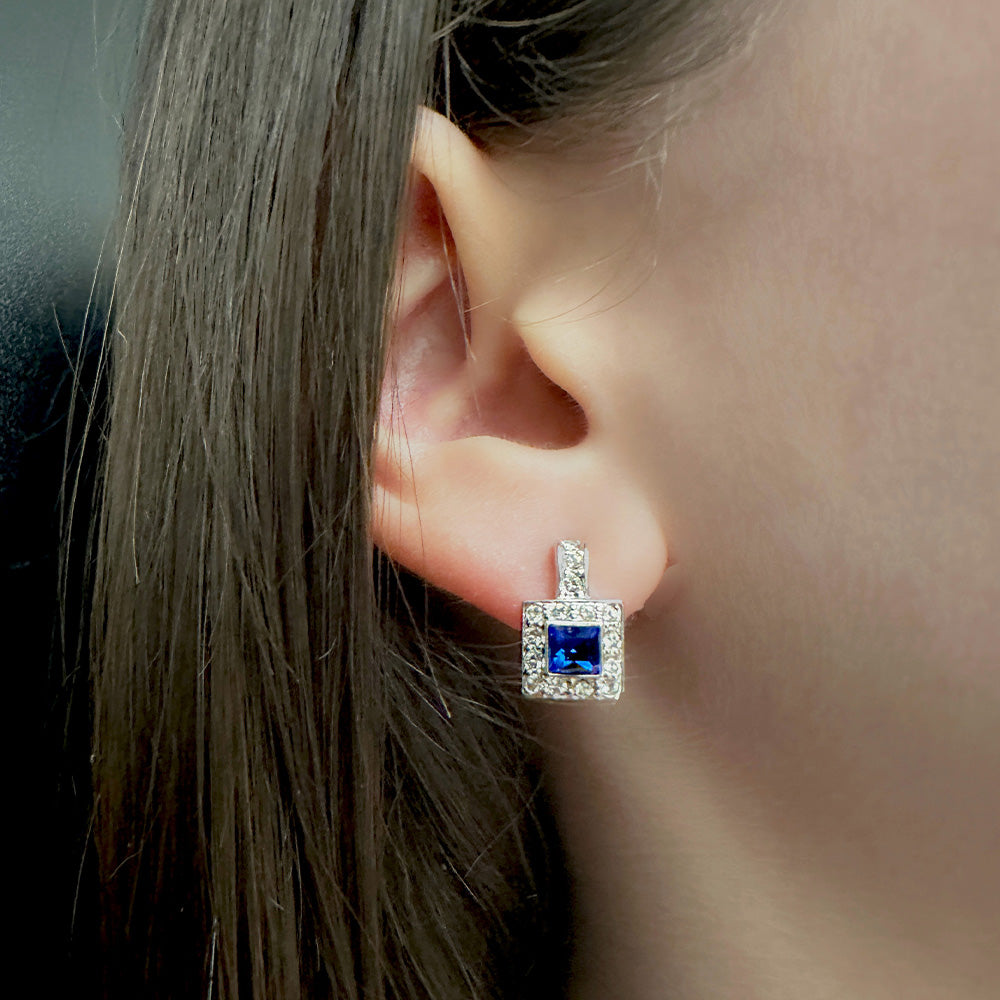 Frame Square Earring - crystalpjewelry