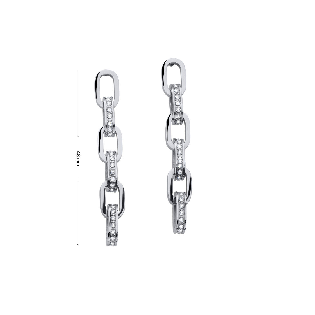 Touch Link Earrings - crystalpjewelry