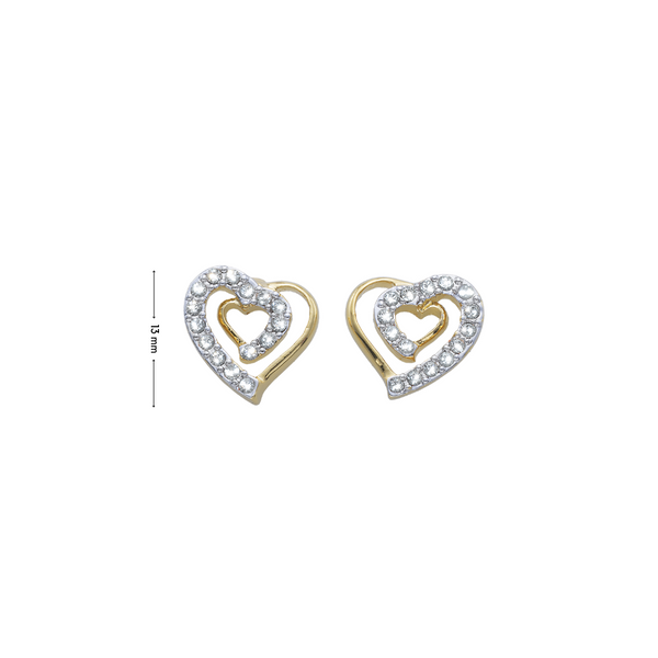 Double Love Pin Earrings