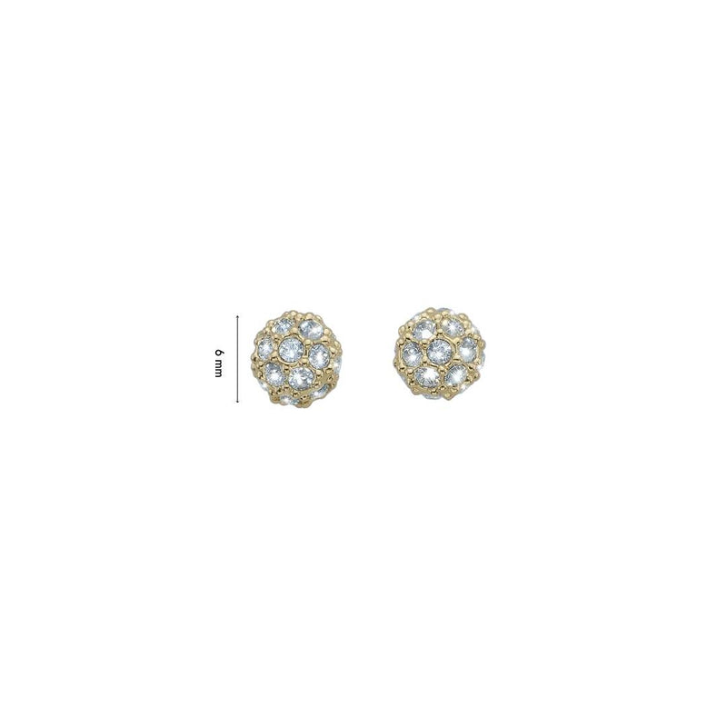 Pavé Small Pin Earrings