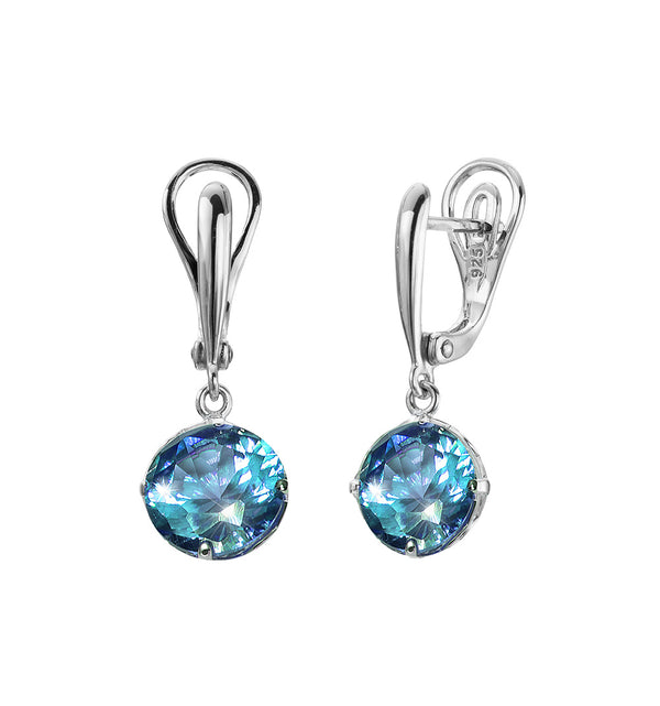 Glitz silver earrings omega