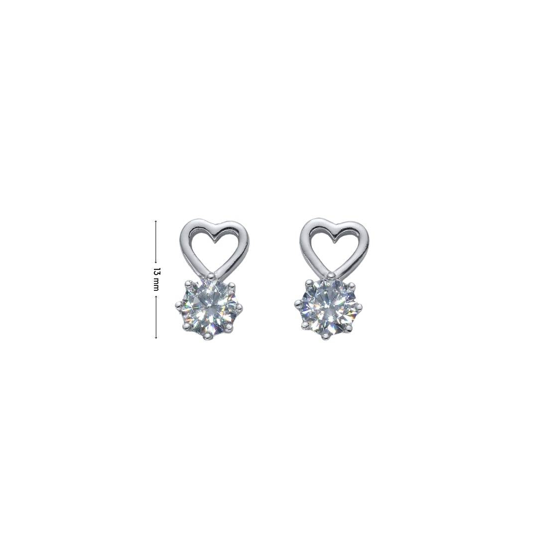 Admire silver earring