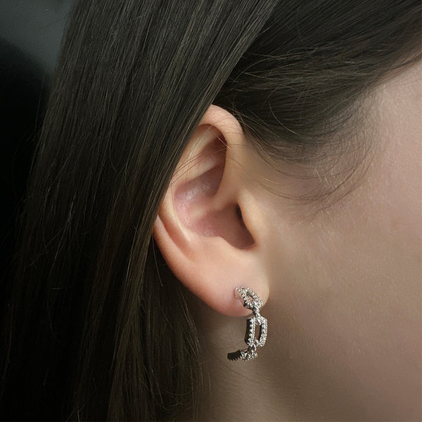 Panel earrings