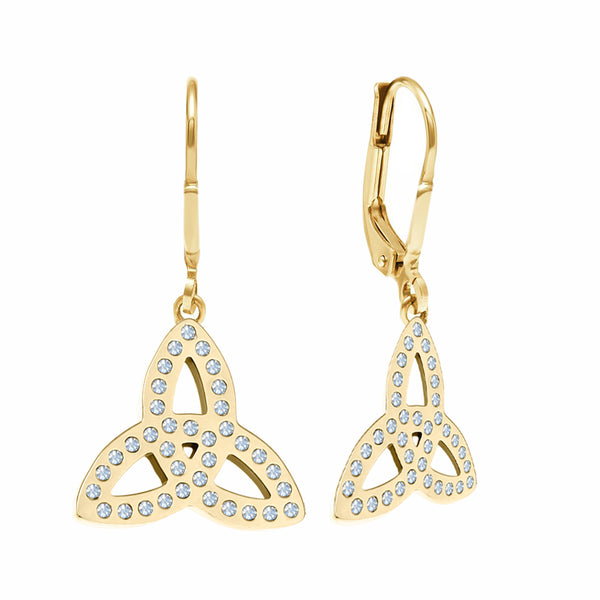 Celtic triquetra earrings