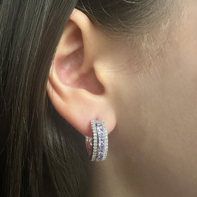 Gloria silver earrings