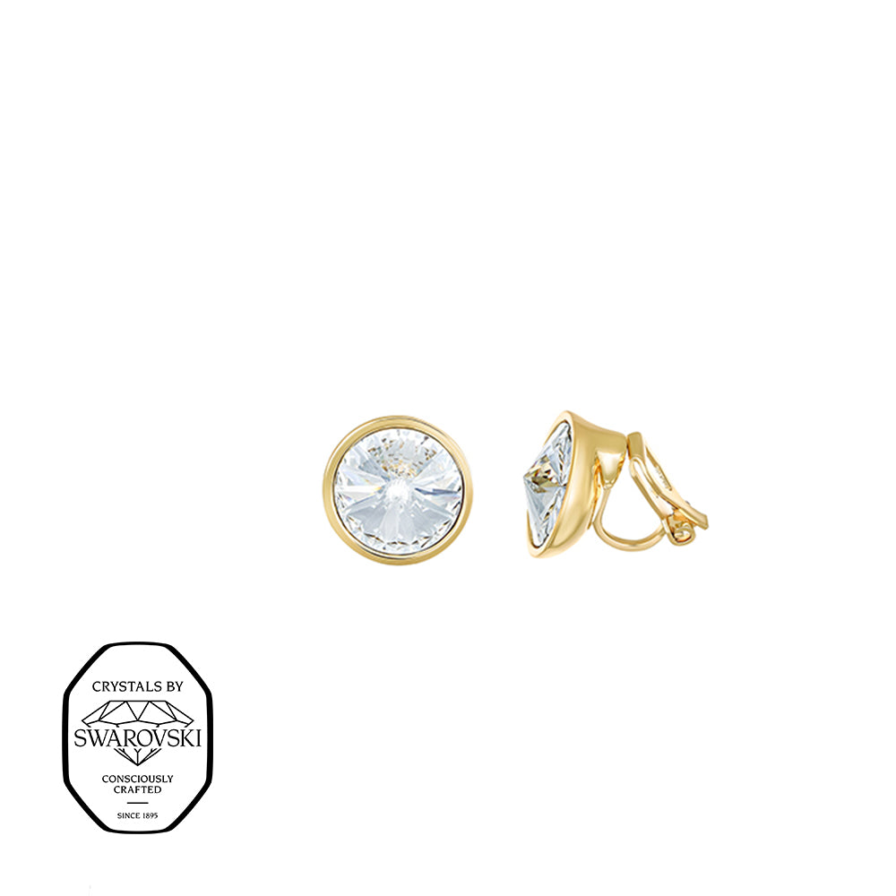 Ohrstecker vergoldet mit Swarovski® Kristall – eleganter, funkelnder Modeschmuck